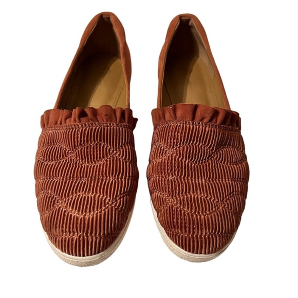 Antonio Milano Slip on Sneaker Smocked Ruffle Size 8 M